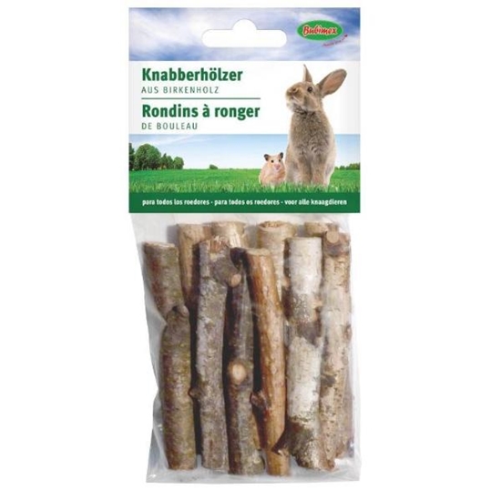 Picture of Bubimex Birch Logs for Gnawing | Natural Rodent Chew